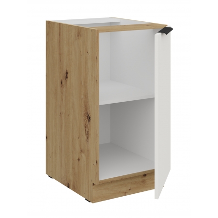 Szafka kuchenna 40 cm AURO 40 D 1F BB WH/AR antyfinger